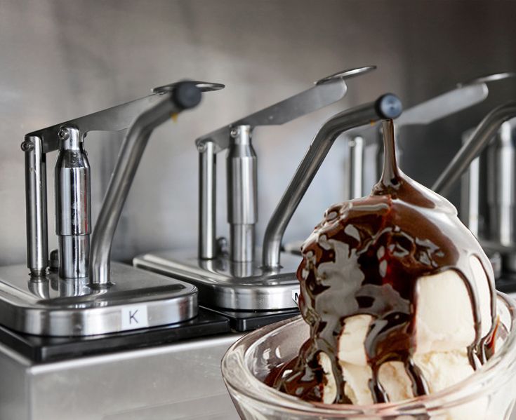 Bereila NEO - Dispenser Bain-Marie med 3 pumpar