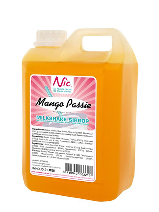 Milkshakesyrup, Mango 2L