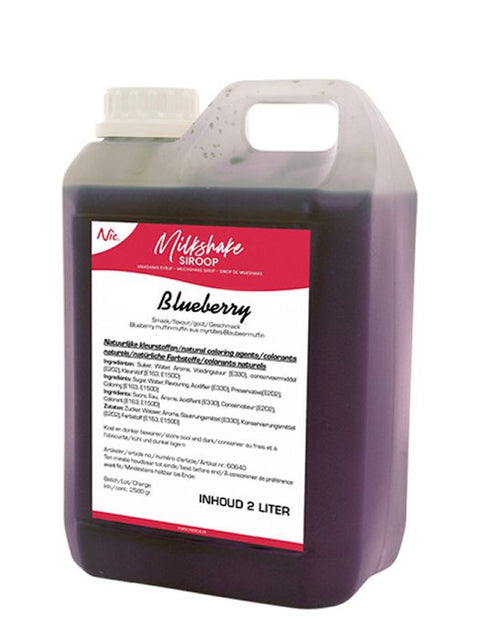 Milkshakesyrup, Blåbär 2L