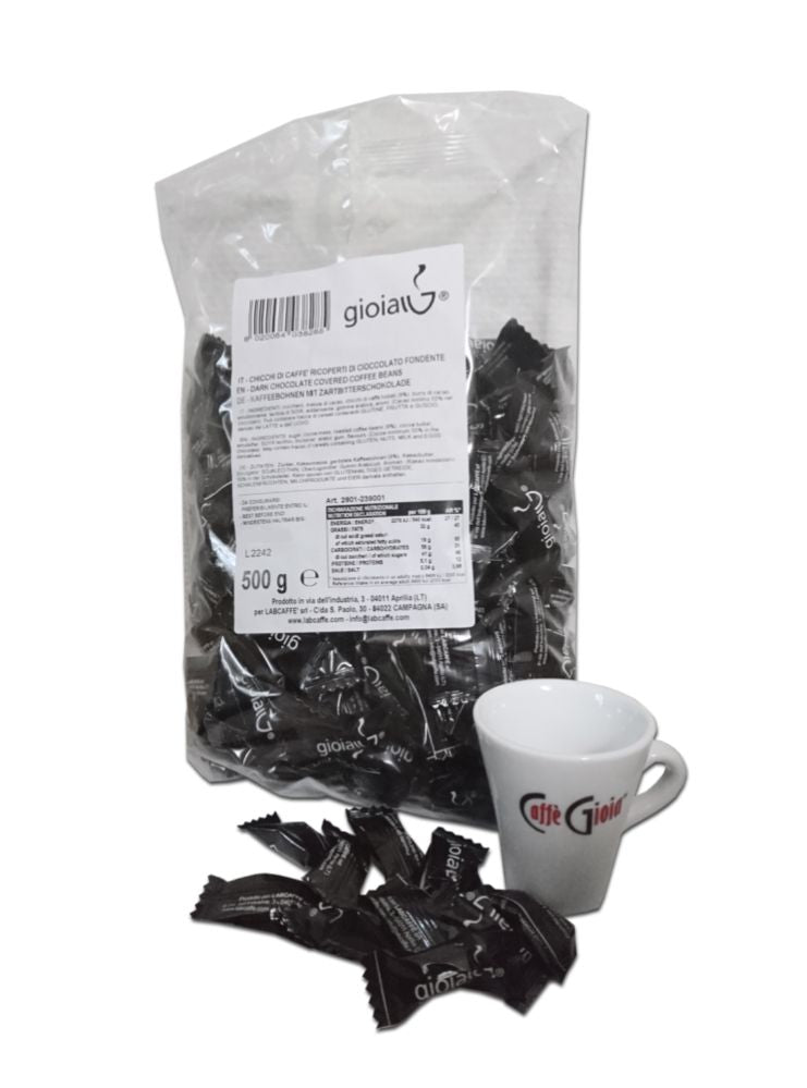 Chokladdragerade kaffebönor GIOIA, 300st