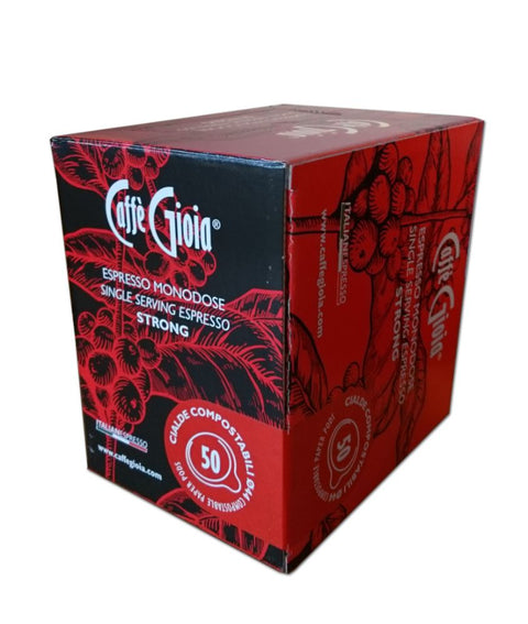 Gioia Strong 20% Arabica pods, 50st