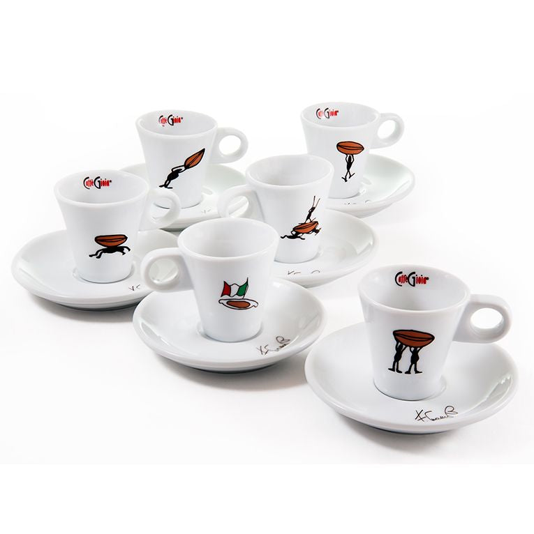 Espressokopp Design; Francesco Cuomo, 6 st