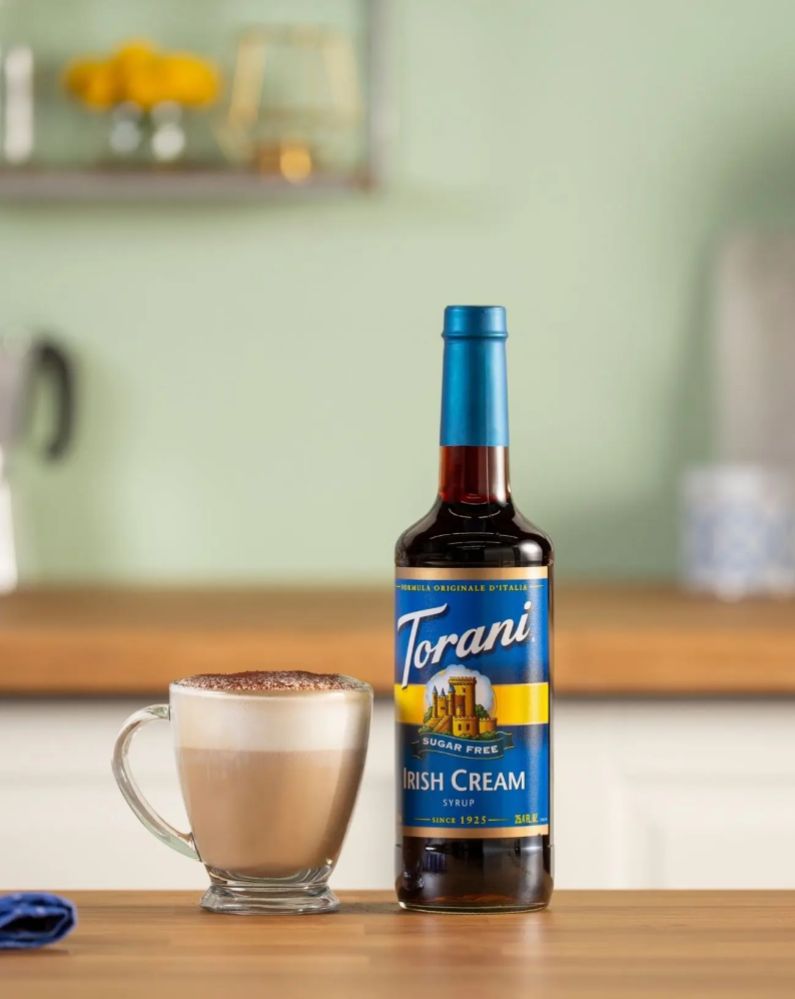 REA - Torani Irish Cream Sockerfri, 750ml syrup