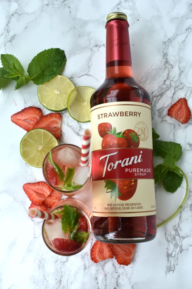 REA - Torani Jordgubb PUREMADE, 750ml, syrup