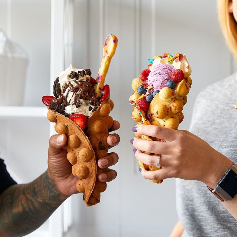 REA - Våffelmix, Bubbel våfflor 10x1kg