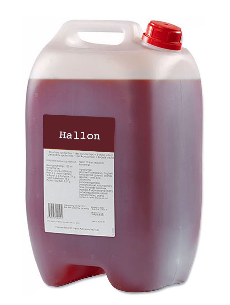 Slushsyrup Hallon 10L