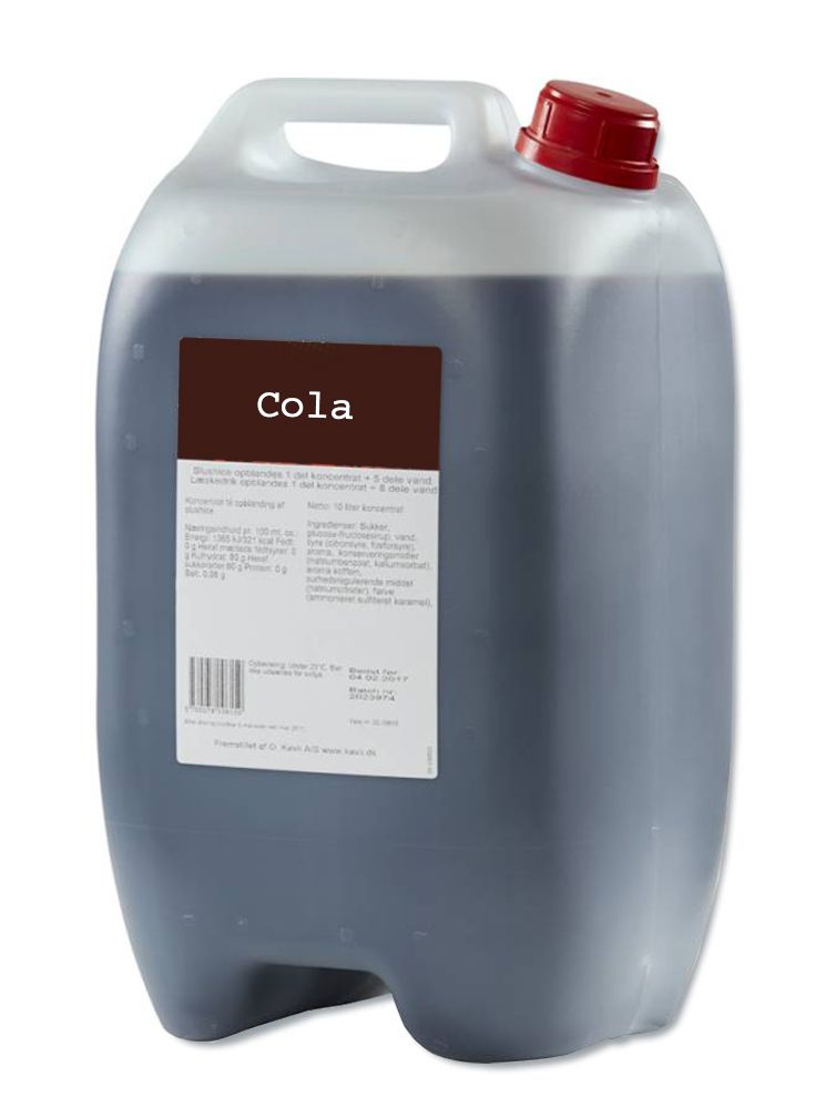 Slushsyrup Cola 10L azofri