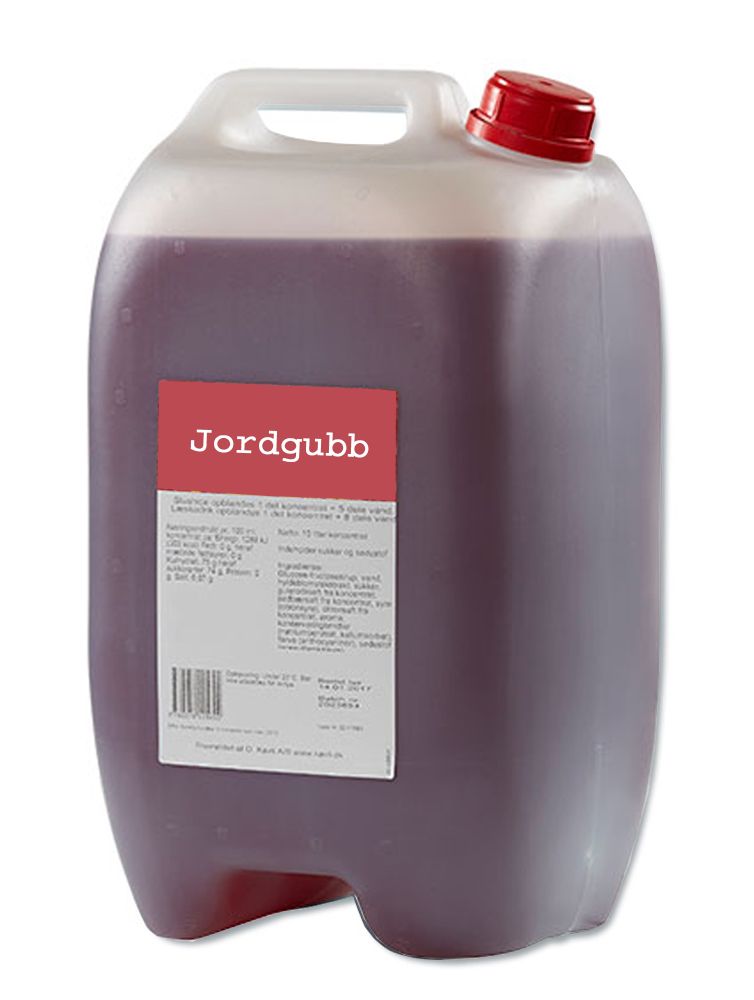 Slushsyrup Jordgubb 10L