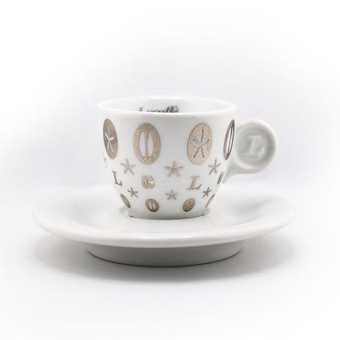 Espressokopp silver Lucaffe, 60ml, 6st