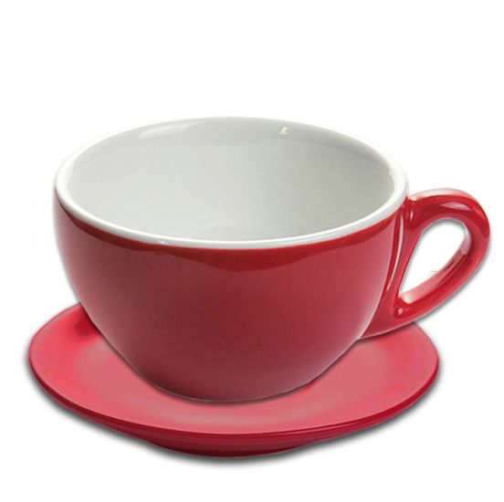 Cappuccinokopp Milano, 170ml, röd