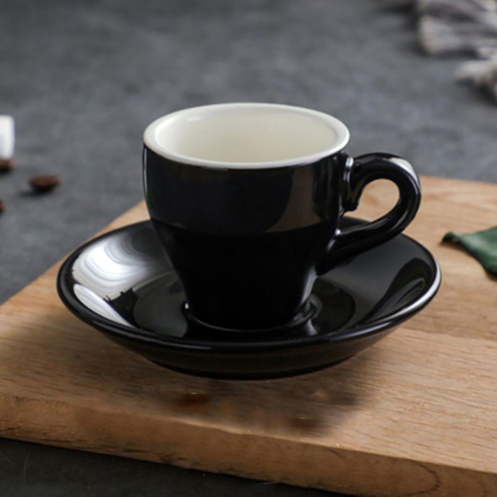 Espressokopp Genova, 80ml, svart