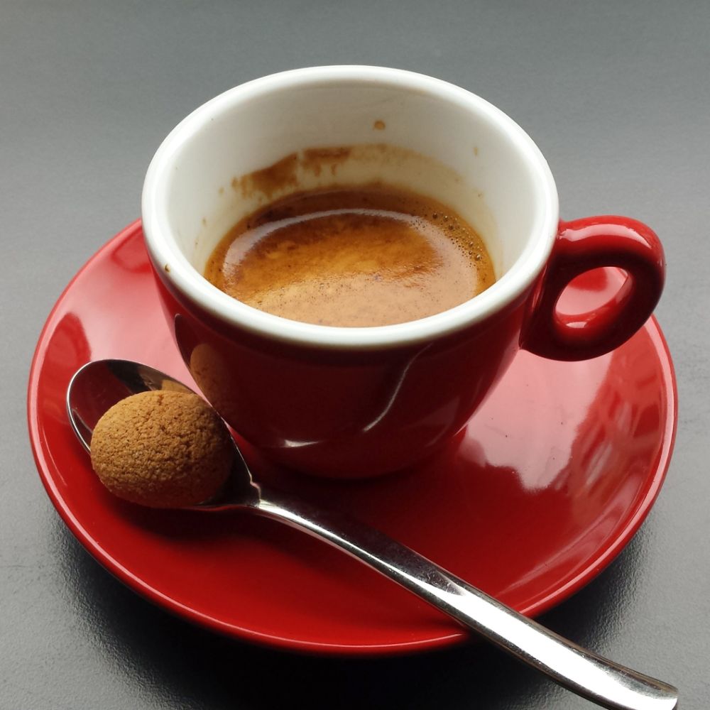 Espressokopp Genova, 80ml, röd