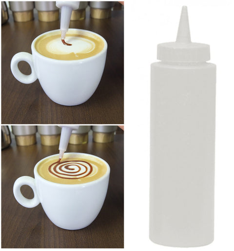 Barista klämflaska för Latte Art