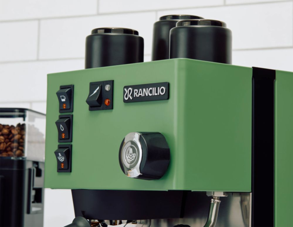 Rancilio Silvia V6 E - Espressomaskin, grön