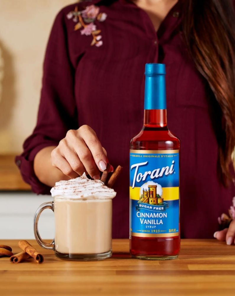 Kanel Vanilj SOCKERFRI 750ml syrup